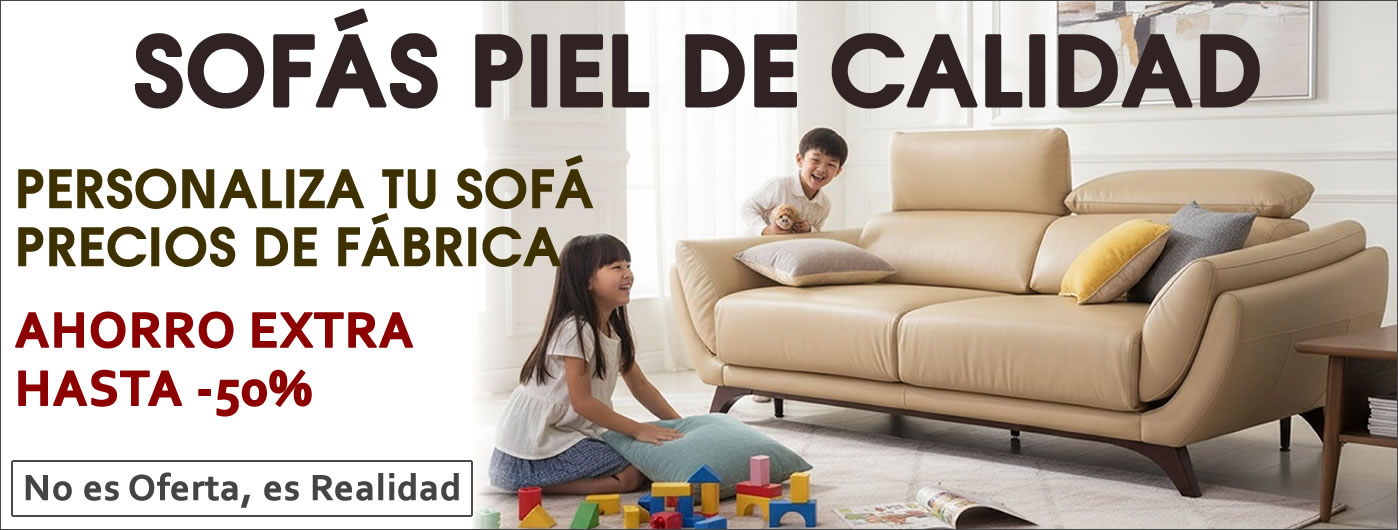 SOFAS CHAISELONGUE PIEL